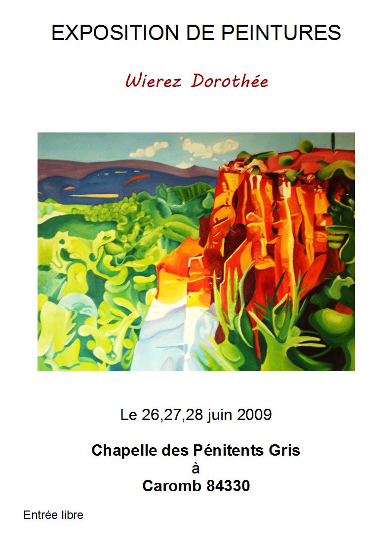 EXPOSITION DE PEINTURES