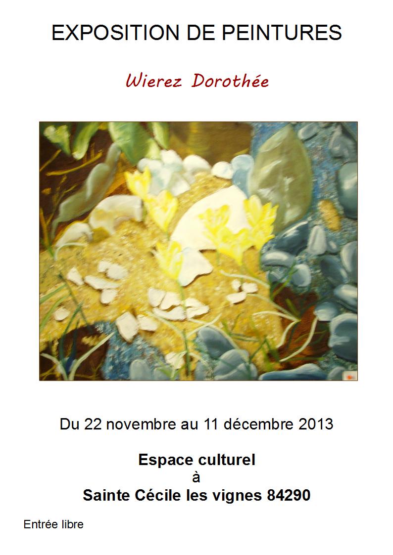 EXPOSITION DE PEINTURES