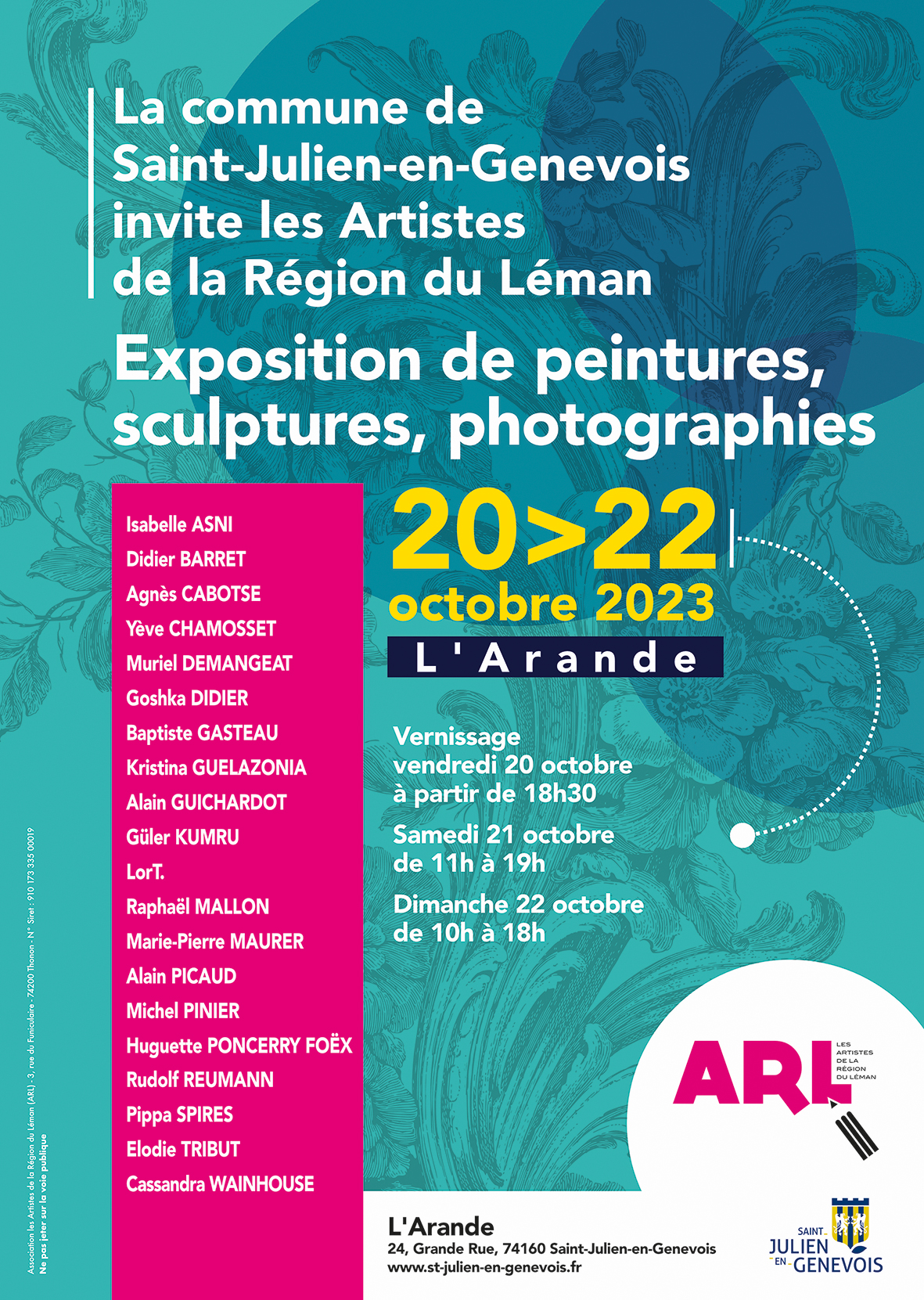 Exposition collective ARL - L'Arande