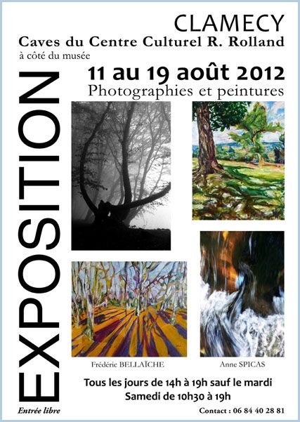 Exposition au Centre Culturel Romain Rolland à Clamecy