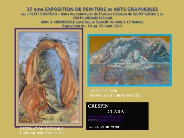 Exposition de Peinture et Arts Graphiques au Château de la Ferté-Vidame (28340)