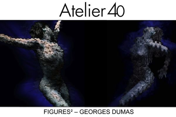 Exposition "Figures²" de Georges Dumas à l'Atelier 40 (Paris 19e)