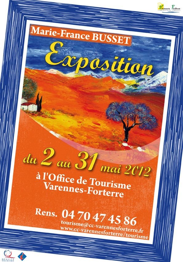 Exposition Peintures de Marie-France BUSSET