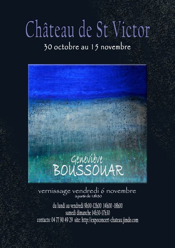 Exposition peintures et estampes de G Boussouar