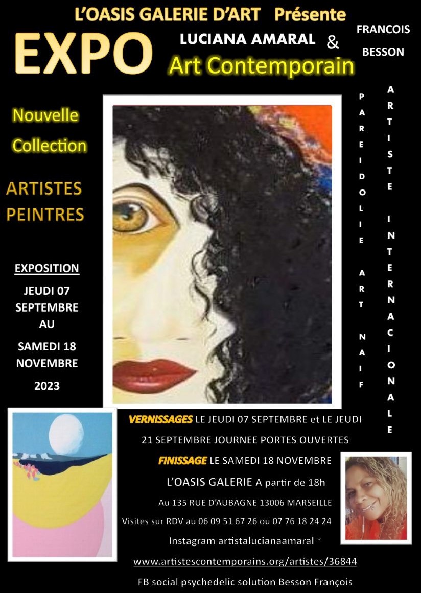 EXPO - VERNISSAGE - LUCIANA AMARAL & FRANCOIS BESSON