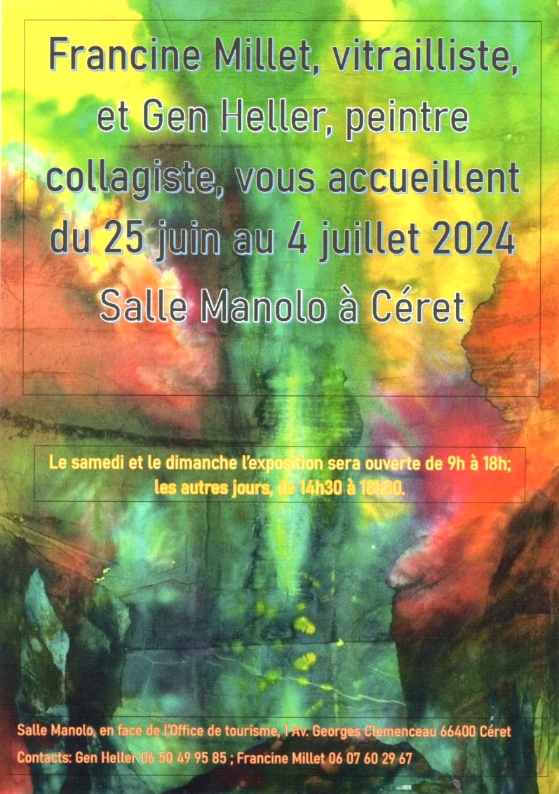 Exposition Gen Heller et Francine MILLET