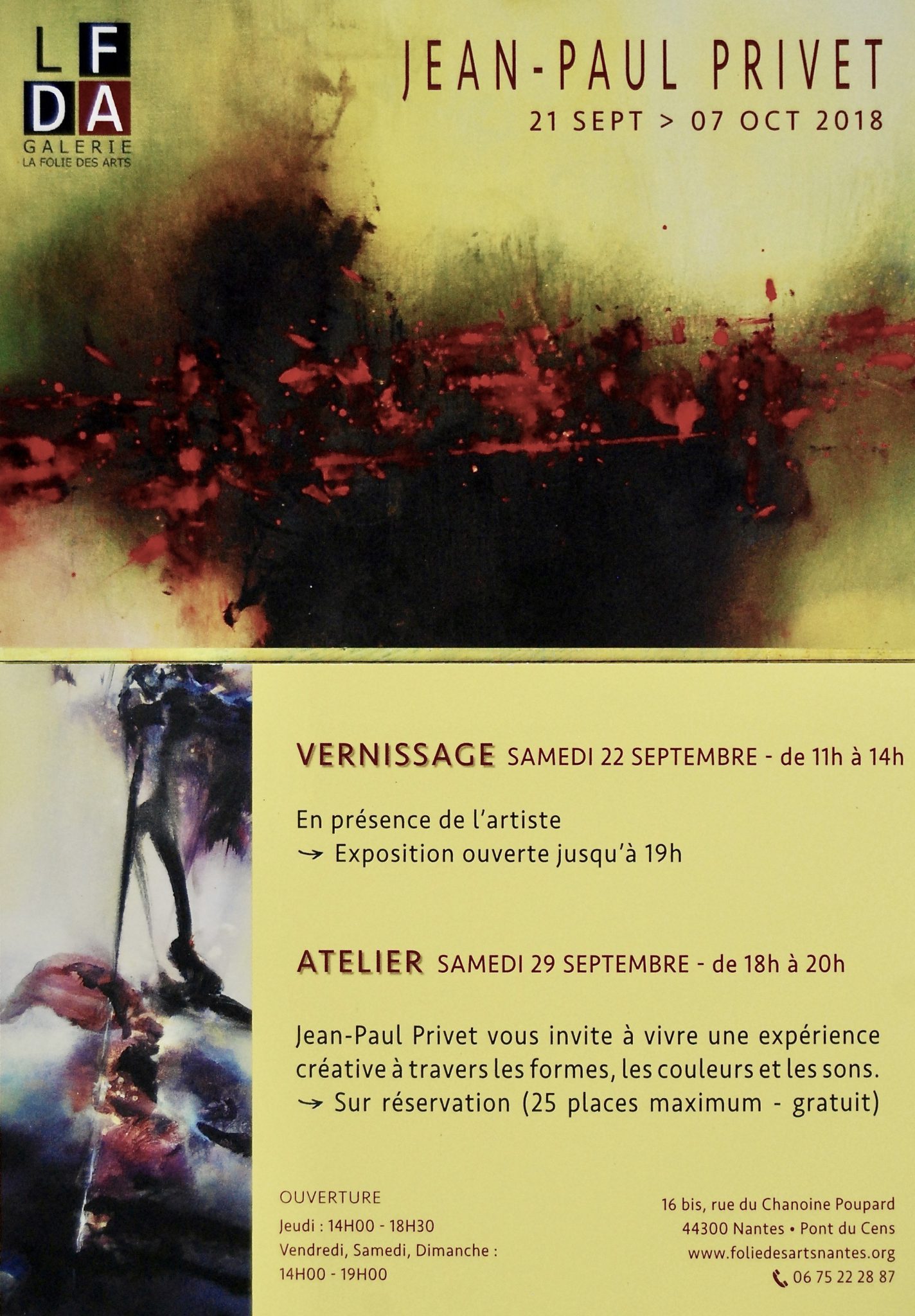 Exposition personnelle Jean-Paul PRIVET