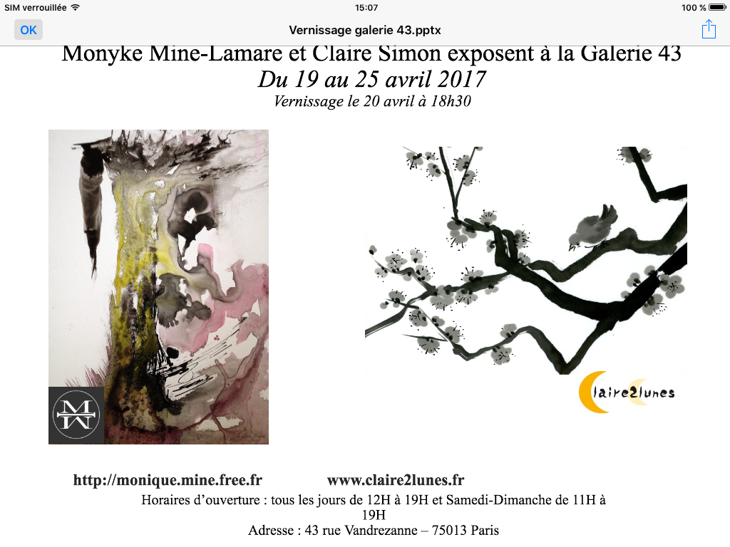 Exposition Peintures-Sculptures