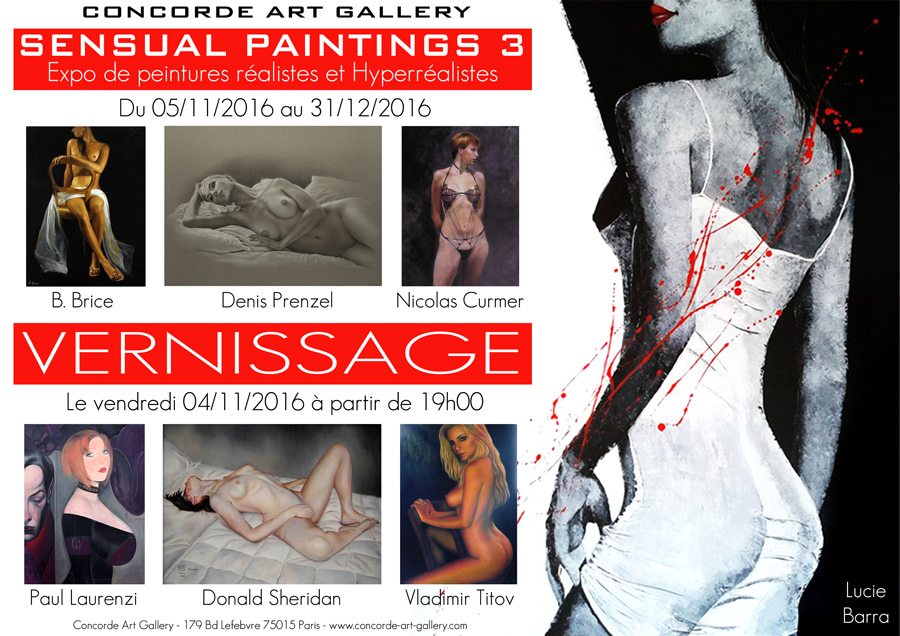 Exposition "Sensual Paintings 3"