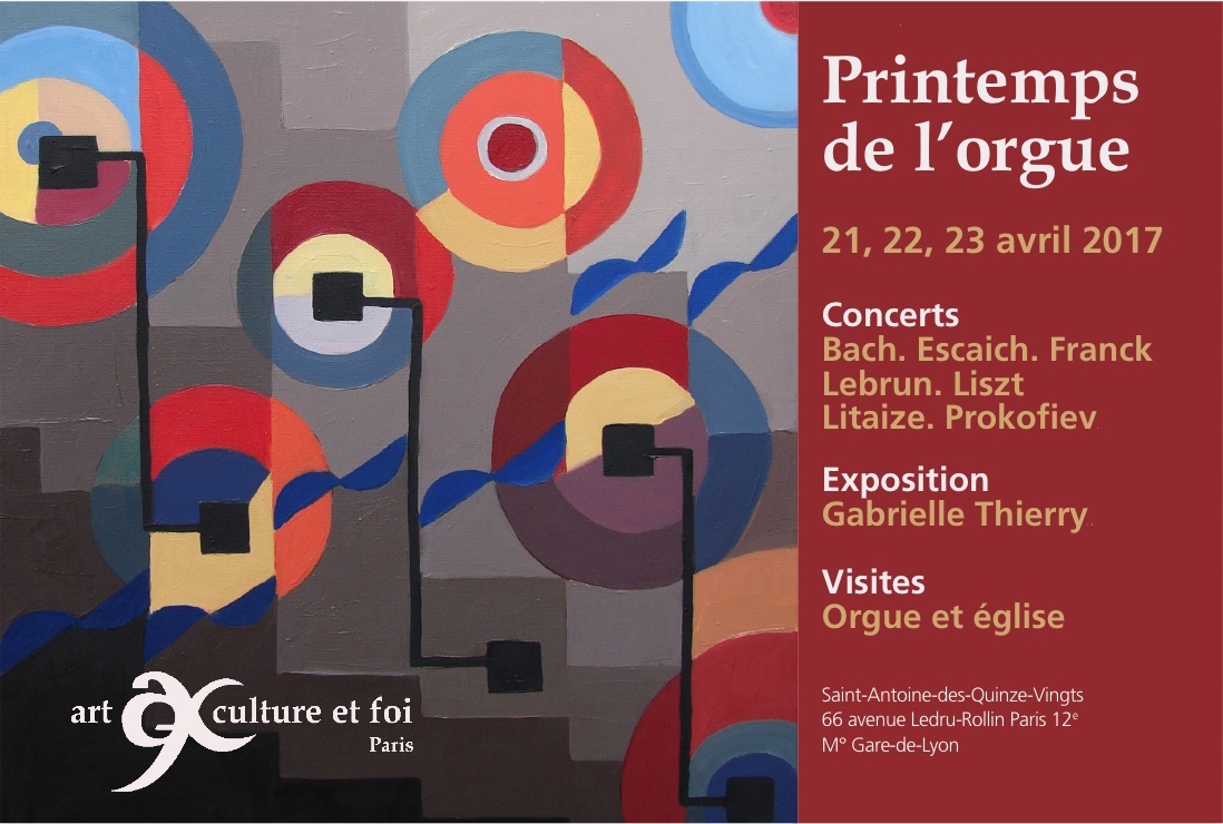 Exposition au 8ème Printemps de l'Orgue