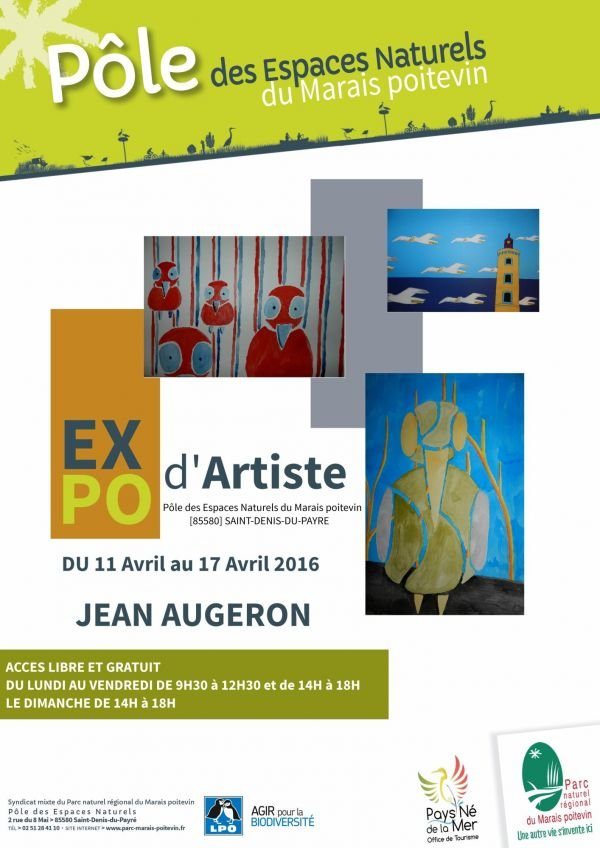 JEAN AUGERON expose ses mouettes