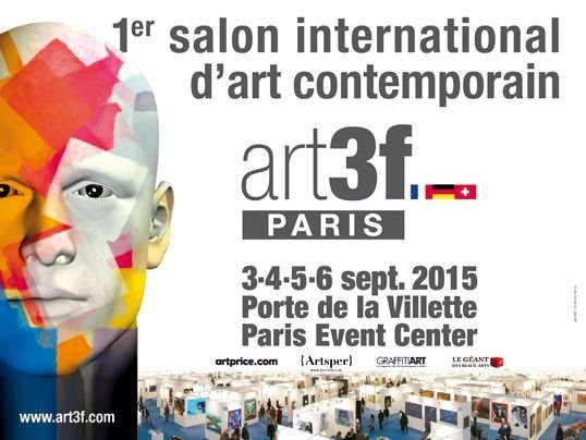 Kriss DXS au salon art3f-Paris