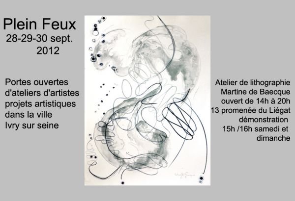 Plein feux portes ouvertes d'ateliers d'artiste 94200 Ivry sur seine