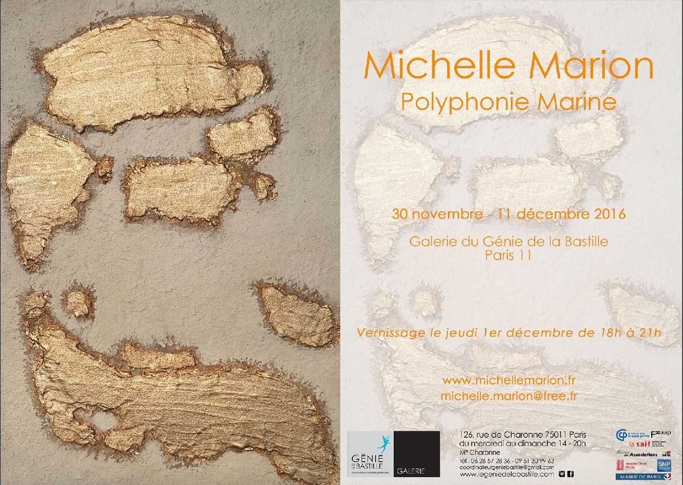 Exposition "Polyphonie Marine" - Michelle Marion