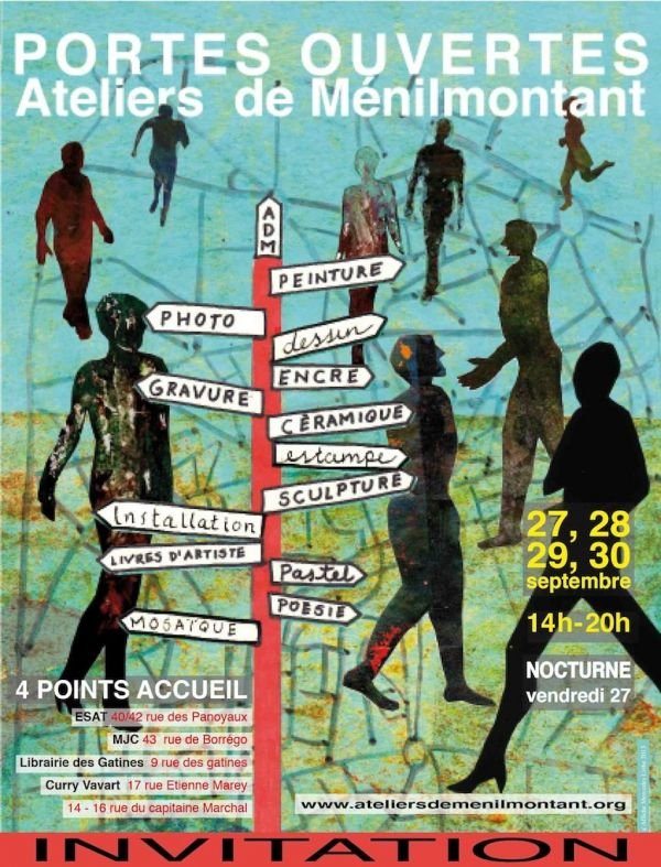 PORTES OUVERTES DES ATELIERS DE MENILMONTANT 2013