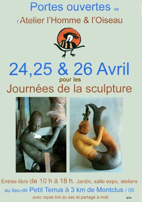 Portes Ouvertes pour les Journées Internationales de la Sculpture