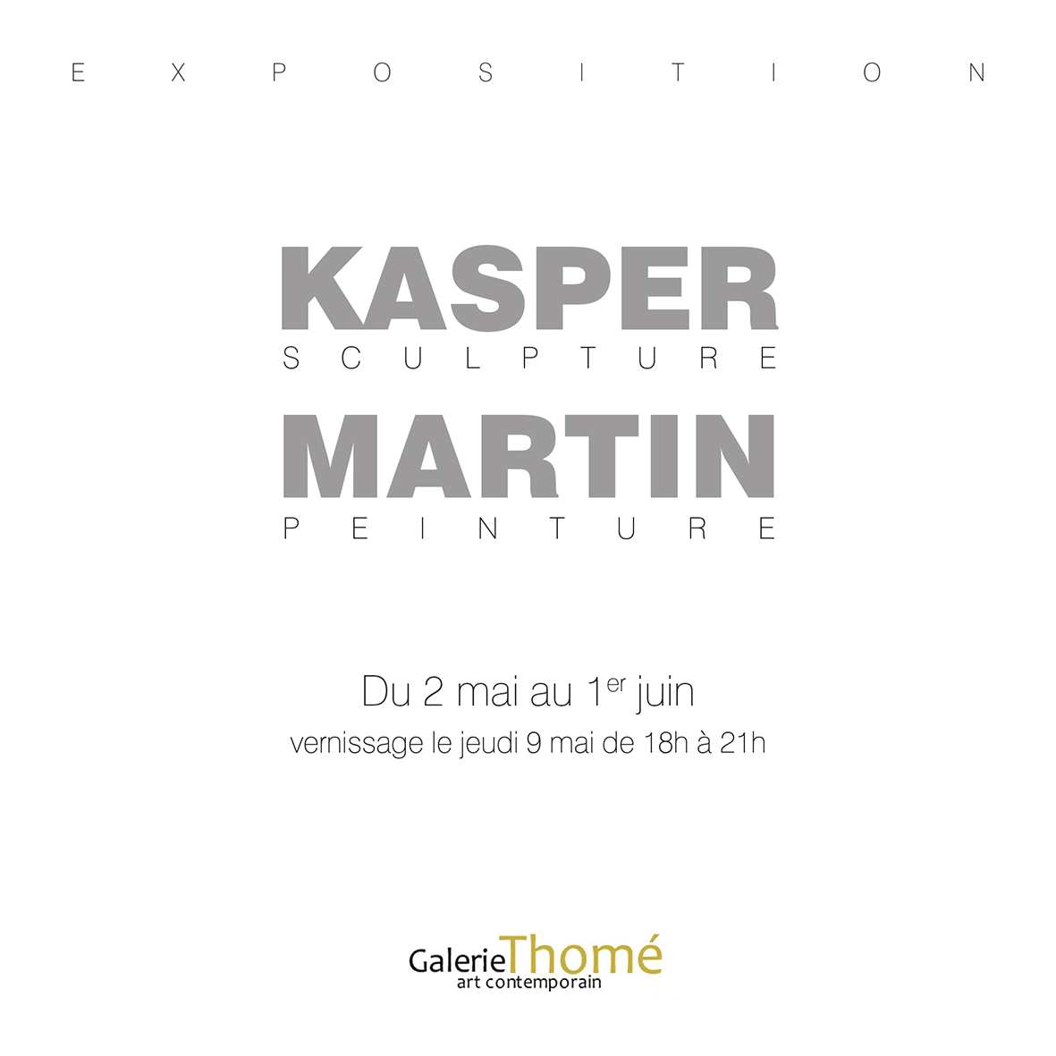 Exposition KASPER & MARTIN