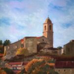 Eglise de Mormoiron en automne par Luc LAURENT