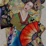 Geisha à l\'éventail rouge