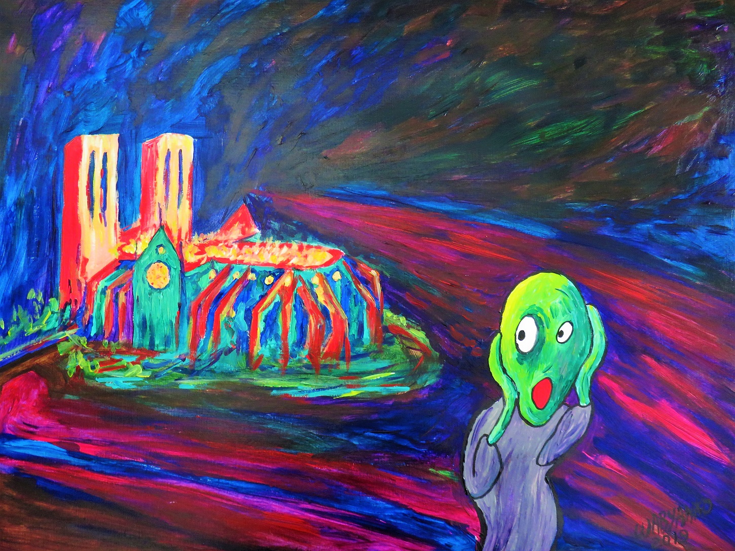 notre-dame-paris-scream-of-munch