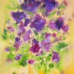 Bouquet Violet  38X55