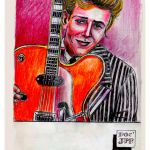 EDDIE COCHRAN (dédicace d'album) par Jean-Paul DE PERETTI