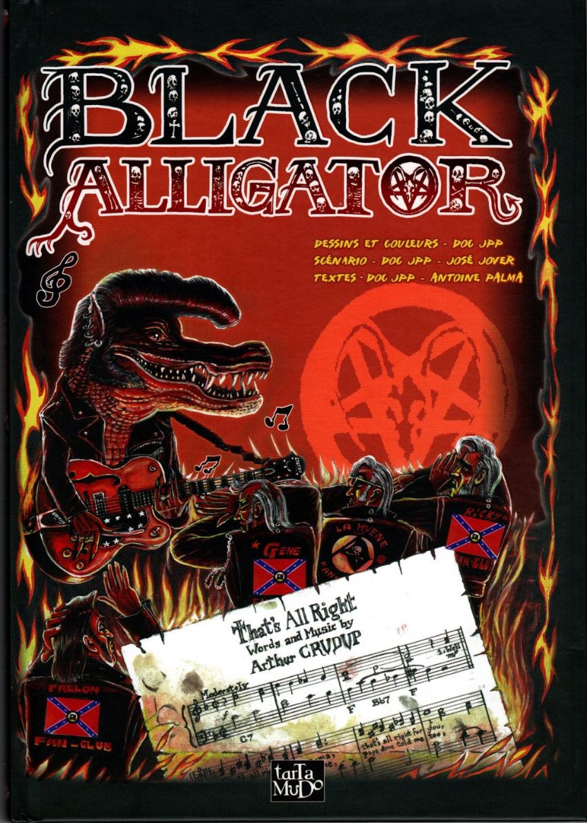 black-alligator-1ere-page-de-couverture-de-lalbum-publie-aux-editions-tartamudo-en-juin-2021