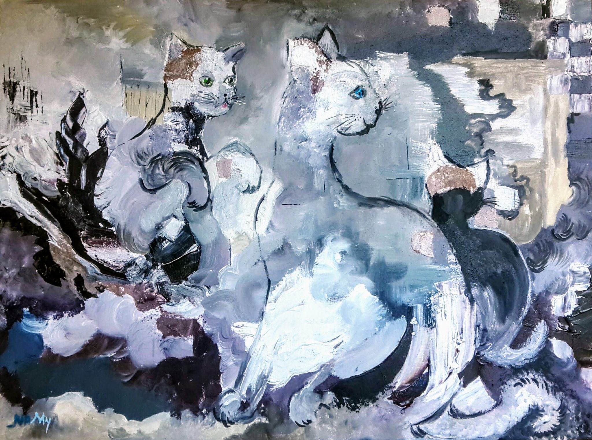 les-trois-chats-duo-namy-peinture