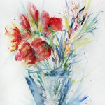 Bouquet Flamboyant par Christine PETTE-GAUTHERON . Pseudonyme: CHRISTY