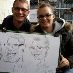 Caricature d'un couple