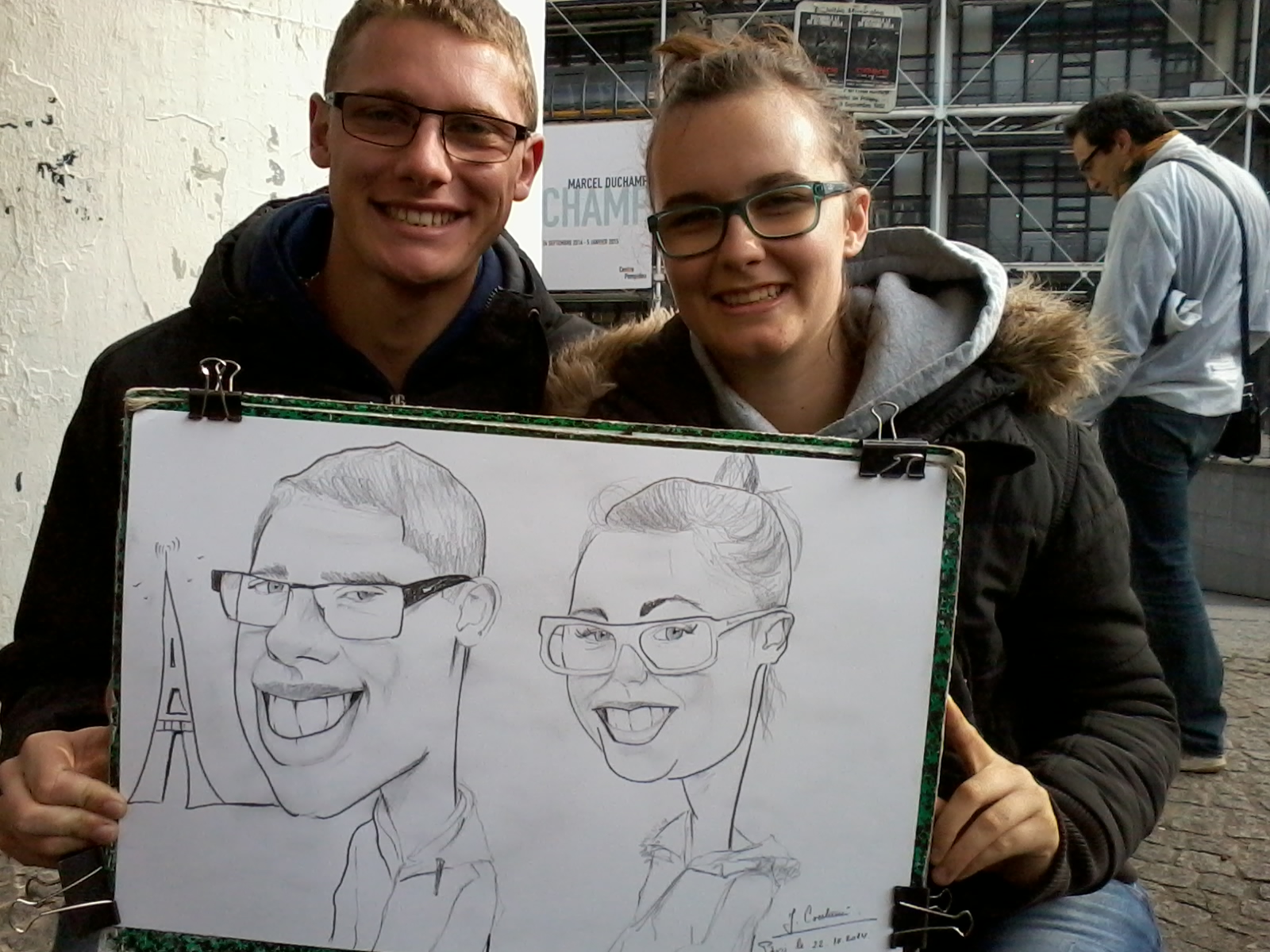 caricature-dun-couple