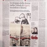 Article journal Il Manifesto - Presse italienne 2020