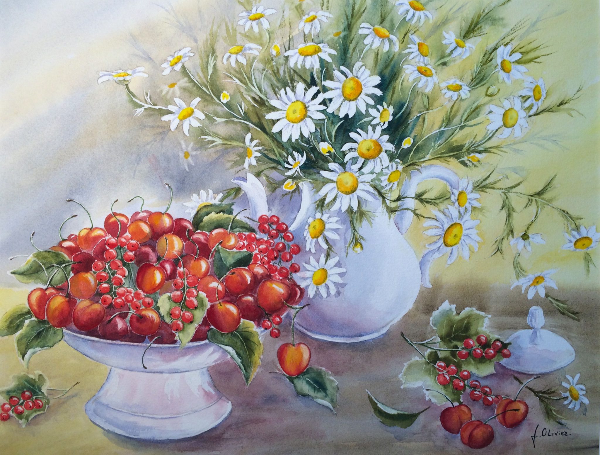 marguerites-et-fruits-rouges