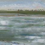 1640 Moment paisible en Baie de Somme 80x40