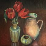 Tulipes en vase eosine par Balazs BUDA