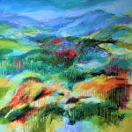 Dans les Vignes, huile s toile , 100-100cm, web