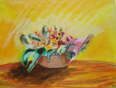 composition-florale-pastel-gras-55x60cm-annee-2012