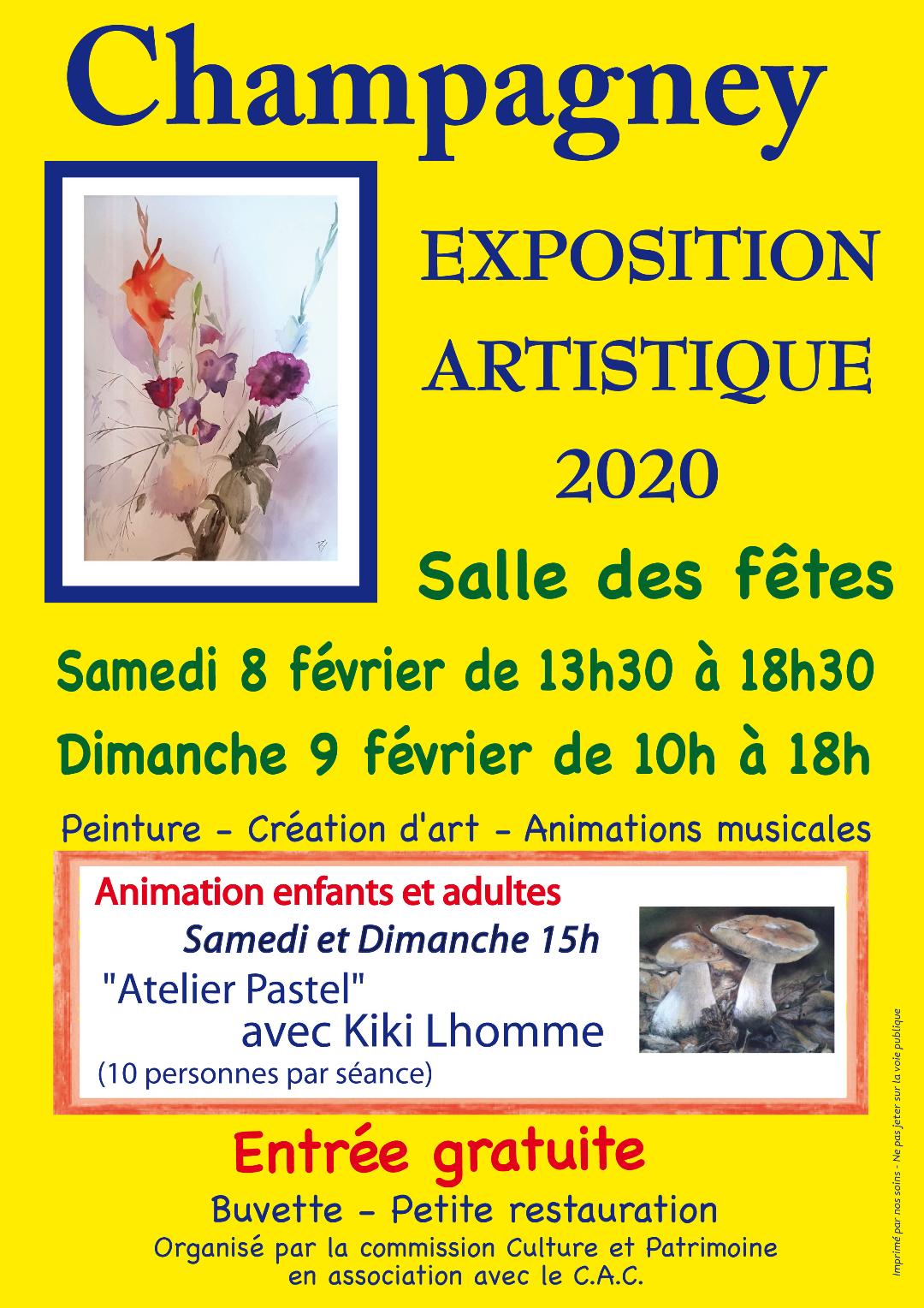 EXPOSITION ARTISTIQUE 2020