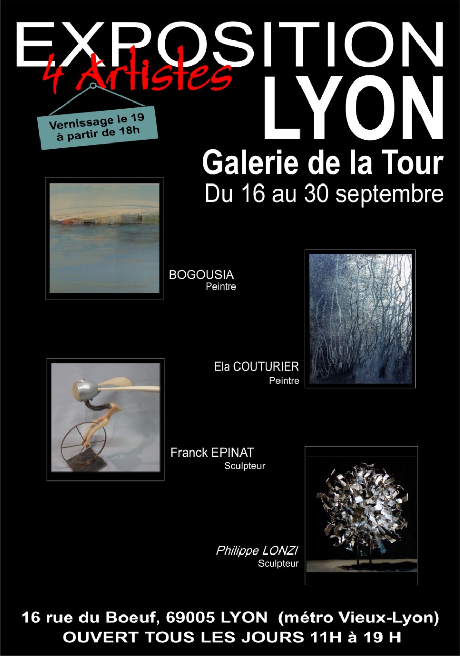 Exposition à La Galerie de la TOUR à Lyon