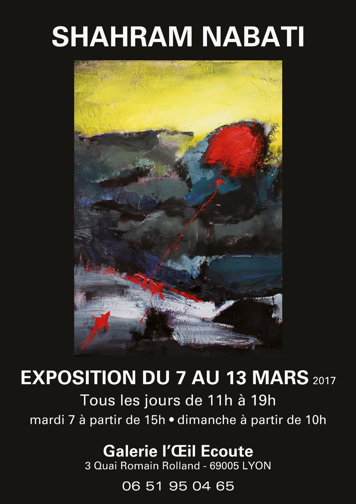 EXPOSITION DE PEINTURE Shahram Nabati