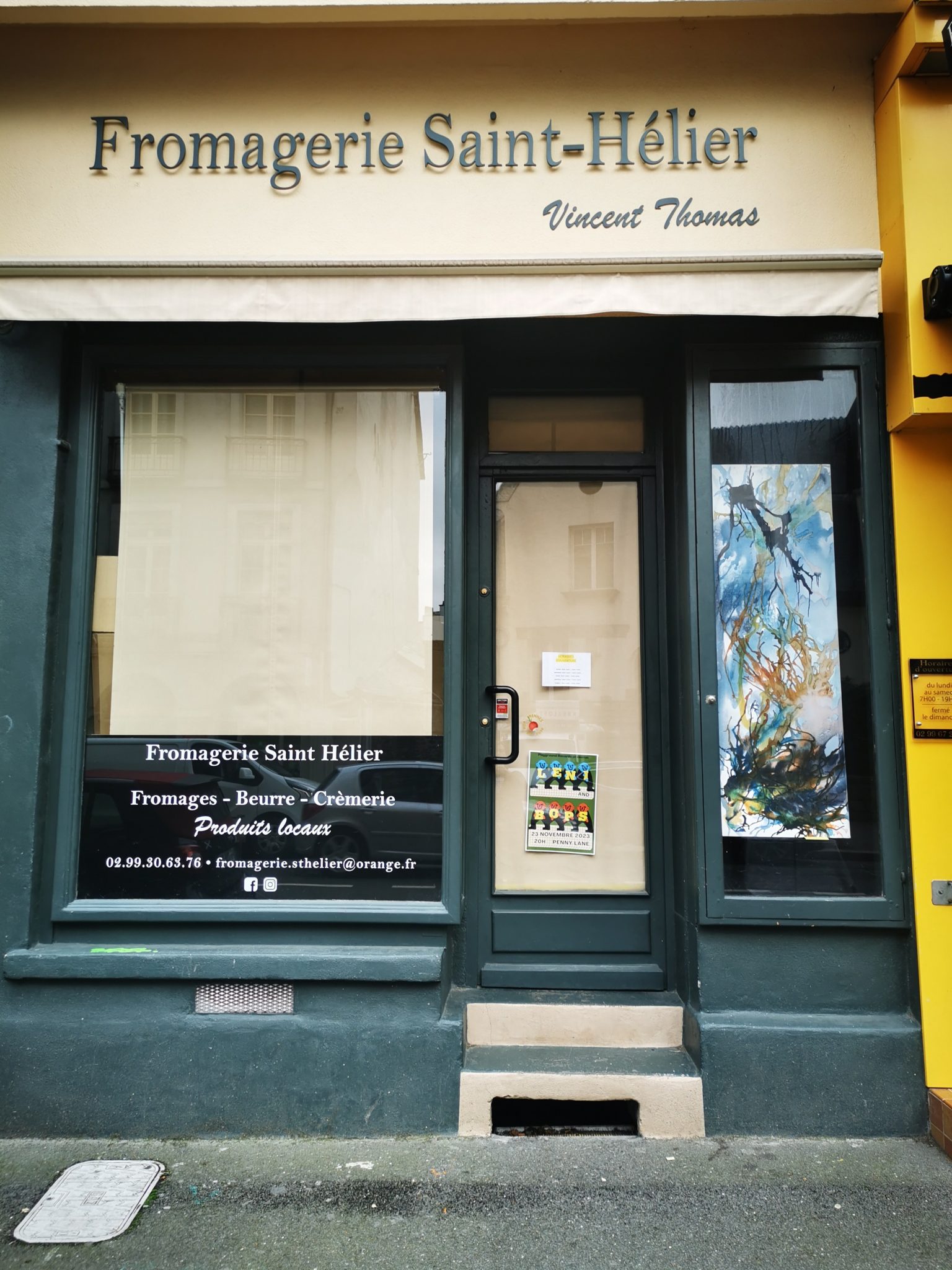 La vitrine du fromager 19 rue St Hélier Rennes F-35000