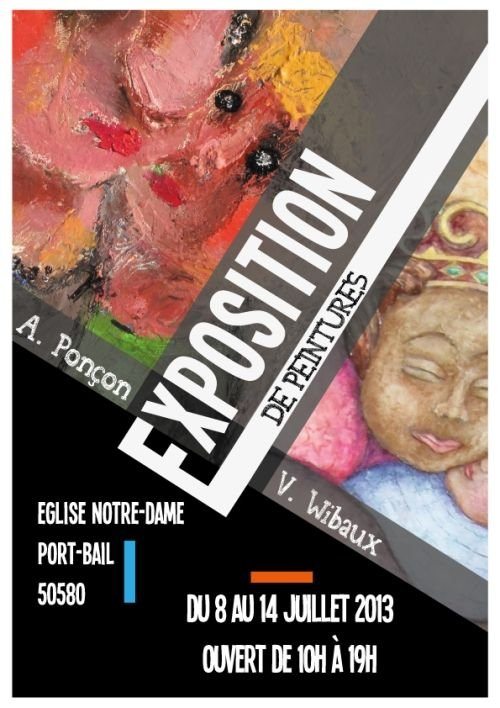 Exposition : Véronique Wibaux et Alain Ponçon – Eglise de Port-Bail